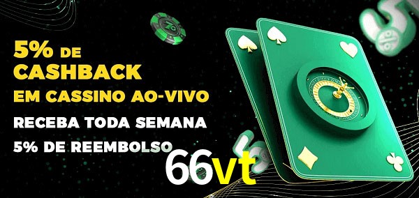 Promoções do cassino ao Vivo 66vt